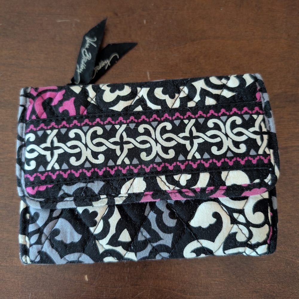 Stylish Black and Pink Quilted Women's Bag